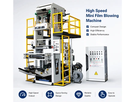 Why are small businesses suitable for High Speed Mini Film Blowing Machine?